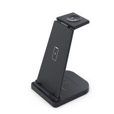 QEGEEM QG-WC05 3 IN 1 Caricabatterie wireless portatile (nero)