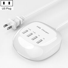 USB Caricatore multi-porto cellulare Carica rapida Adattatore Fast Adapter 4 Interfaccia USA