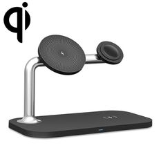 Caricabatterie wireless magnetico 3 in 1 per iPhone12/13 e iWatch e AirPods (nero)