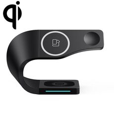 LFX-178 Caricabatterie wireless 4 in 1 per iPhone 12/13 e iWatch e AirPods (nero)
