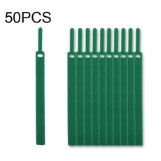 50 PZ Organizzatore di cavi dati autoadesivi a forma di ago Fasci colorati 15 x 300 mm (verde)