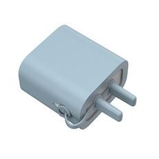 Per la custodia protettiva in silicone per caricabatterie Apple Series 18W e 20W AC01 (nebbia blu)
