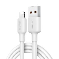 USAMS US-SJ605 U84 Cavo dati di ricarica da USB a 8 pin da 2,4 A, lunghezza cavo: 2 m (bianco)