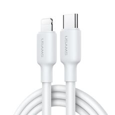 USAMS US-SJ610 U84 PD20W USB-C / Tipo-C a 8 pin Cavo dati di ricarica, lunghezza cavo: 1 m (bianco)
