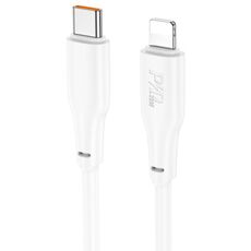 Hoco X93 PD 20W USB-C/tipo-C a 8 pin cavo dati, lunghezza: 2 m (bianco)