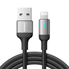 JOYROOM S-UL012A10 Cavo dati di ricarica rapida da USB-A a 8 pin serie straordinaria da 2,4 A, lunghezza cavo: 1,2 m (nero)