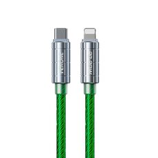 WK WDC-205 PD 20W USB-C/Type-C a 8 pin Cavo dati di ricarica super veloce, lunghezza: 1 m (verde)