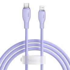 Baseus Pudding Series 20W Type-C a 8 pin Cavo dati di ricarica rapida, lunghezza: 1,2 m (viola)