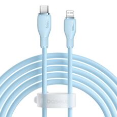 Baseus Pudding Series 20W Type-C a 8 pin Cavo dati di ricarica rapida, lunghezza: 2 m (blu)