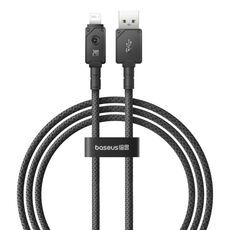 Cavo dati Baseus Unbreakable Series 2.4A USB a 8 pin per ricarica rapida, lunghezza: 1 m (nero)