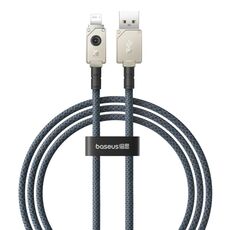 Cavo dati Baseus Unbreakable Series 2.4A USB a 8 pin per ricarica rapida, lunghezza: 1 m (bianco)
