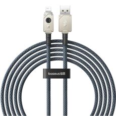 Cavo dati Baseus Unbreakable Series 2.4A USB a 8 pin per ricarica rapida, lunghezza: 2 m (bianco)