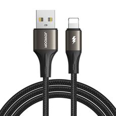 JOYRO0M SA25-AL3 Cavo dati di ricarica rapida da USB a 8 pin da 3 A, lunghezza: 3 m (nero)