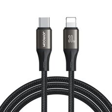 JOYRO0M SA25-CL3 30 W USB-C/Type-C a 8 pin Cavo dati di ricarica rapida, lunghezza: 2 m (nero)