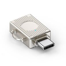 Adattatore multifunzione da USB a USB-C/Type-C (oro chiaro)