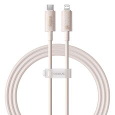 Cavo dati di ricarica rapida Baseus USB-C / Type-C a 8 pin 20 W, lunghezza cavo: 1 m (rosa)