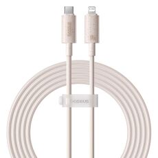 Cavo dati di ricarica rapida Baseus USB-C / Type-C a 8 pin 20 W, lunghezza cavo: 2 m (rosa)