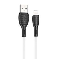 Borofone BX86 Advantage Cavo dati di ricarica in silicone da USB a 8 pin da 2,4 A, lunghezza: 1 m (bianco)