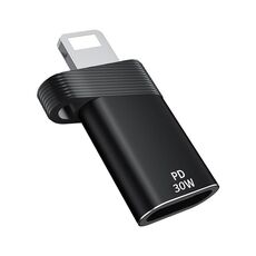ADS-616A Adattatore PD 30W 8 pin maschio a USB-C/Type-C femmina (nero)