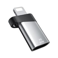 ADS-616A Adattatore PD 30W 8 pin maschio a USB-C/Type-C femmina(Argento)