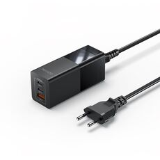 Yesido YC58 100W 2 porte Type-C+USB con caricatore GaN da tavolo a 1 presa (spina UE)