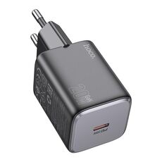 hoco N40 Mighty PD20W Caricatore con porta singola di tipo C, spina europea (nero)