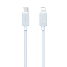 USAMS US-SJ692 Cavo dati a ricarica rapida a strisce da USB-C/Type-C a 8 pin 30 W, lunghezza: 1 m (blu)