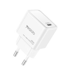 Caricabatterie GaN tipo C a porta singola Yesido YC60 PD20W, spina europea