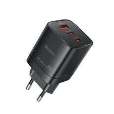 Caricabatterie GaN tipo C a tre porte Yesido YC65 PD65W, spina europea