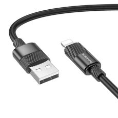 Borofone BX106 Cavo dati di ricarica rapida da USB-A a 8 pin da 2,4 A, lunghezza: 1 m (nero)