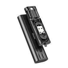 YESIDO CA114 5 in 1 multifunzionale cavo dati di ricarica Storage Box Suit (nero)