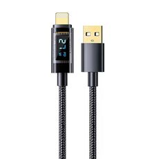Mutural Li-CC008 1.2m 10W Display digitale trasparente Cavo dati di ricarica da USB a 8 pin
