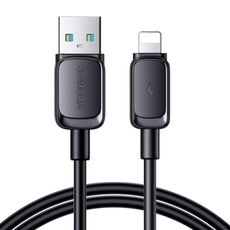 JOYROOM S-AL012A14 Cavo dati di ricarica rapida da 2,4 A USB a 8 pin serie multicolore, lunghezza: 1,2 m (nero)