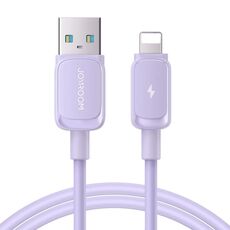 JOYROOM S-AL012A14 Cavo dati di ricarica rapida da 2,4 A USB a 8 pin serie multicolore, lunghezza: 1,2 m (viola)