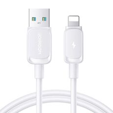 JOYROOM S-AL012A14 Cavo dati di ricarica rapida da USB a 8 pin serie multicolore da 2,4 A, lunghezza: 1,2 m (bianco)