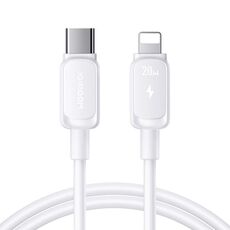 JOYROOM S-CL020A14 Cavo dati a ricarica rapida da 20 W USB-C / Tipo-C a 8 pin serie multicolore, lunghezza: 1,2 m (bianco)