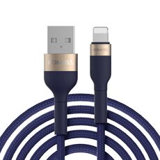 ROMOSS CB12B 2.4A Cavo di ricarica rapida a 8 pin per cavo dati IPhone / IPad 2 m (blu)