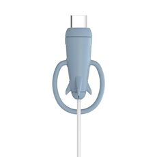 Protezione linea dati per protezione avvolgicavo per caricabatterie USB di tipo C per iPhone, specifiche: fascia per testa singola azzurro