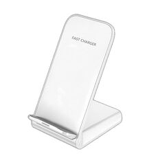 Z2 Staffa di ricarica rapida wireless per caricabatterie wireless da tavolo per telefono cellulare da 15 W (bianca)