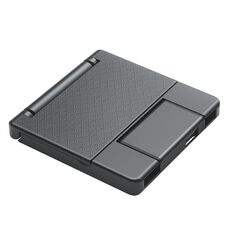 Lettore di schede SD OTG 7 in 1 Adattatore USB Type-C TF SD SIM PIN Storage Box (Nero)