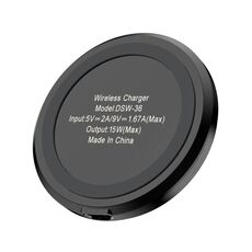 Caricabatterie wireless per telefono cellulare DSW-36B Mini 15W ricarica rapida Type-C QI rotondo