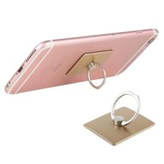 Supporto per telefono cellulare multifunzione ad anello (oro)