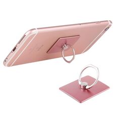 Supporto per telefono cellulare multifunzione ad anello (oro rosa)