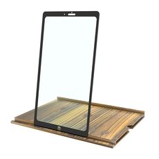 Amplificatore schermo per cellulare HD da 12 pollici con registro (grano di legno dorato)