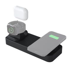 Base del titolare del caricatore wireless magnetico Magsafe per iPhone e IWatch e AirPod (nero)