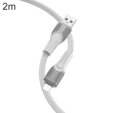 hoco X106 USB a 8 pin Big Bull 2.4A Cavo dati di ricarica, lunghezza: 2 m (grigio)
