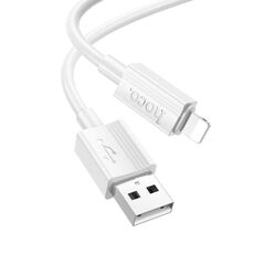 hoco X107 Cavo dati di ricarica USB a 8 pin Favor 2.4A, lunghezza: 1 m (bianco)