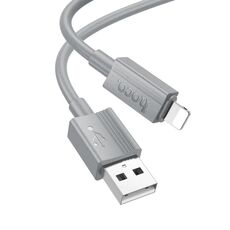 hoco X107 USB a 8 pin Favor 2.4A Cavo dati di ricarica, lunghezza: 1 m (grigio)