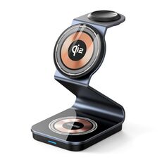DUZZONA W21 Qi2 15W 3 in 1 Supporto caricabatterie wireless magnetico (nero)