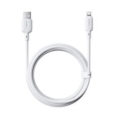 Cavo di ricarica rapida Baseus Silky Series 2m 2.4A USB a 8 pin (bianco)